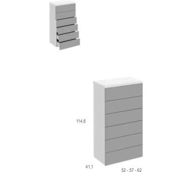 Sifonier 6 cajones modelo Creta Ino