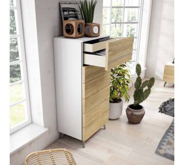 Sifonier 5+1 cajones modelo Creta Lux