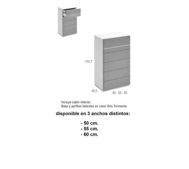 Sifonier 5+1 cajones modelo Creta Lux