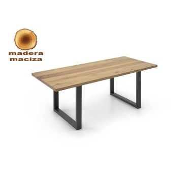 Mesa fija madera maciza...