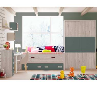 Dormitorio juvenil completo igual foto Start 06 ENTREGA EXPRESS!!! (entre 30 y 45 días)