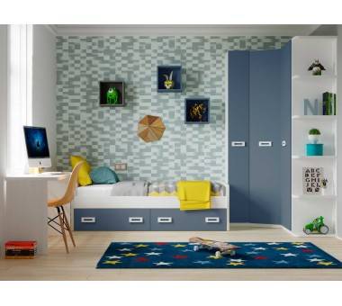 Dormitorio juvenil completo...