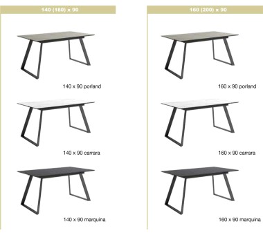 Mesa extensible rectangular...