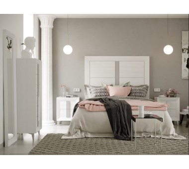 Composición dormitorio armario color naturale/ visón chic Merkamueble