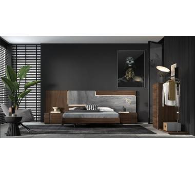 Conjunto cabezal y dos mesitas modelo Cosmo 087