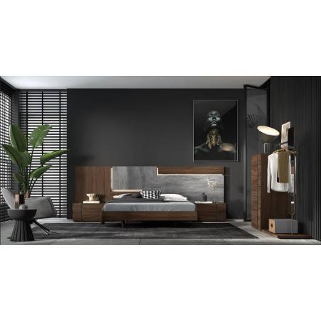 Conjunto cabezal y dos mesitas modelo Cosmo 087