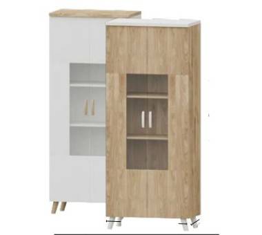 Pack Comedor Alaska Este conjunto incluye: Bajo Tv + 4 patas y Vitrina