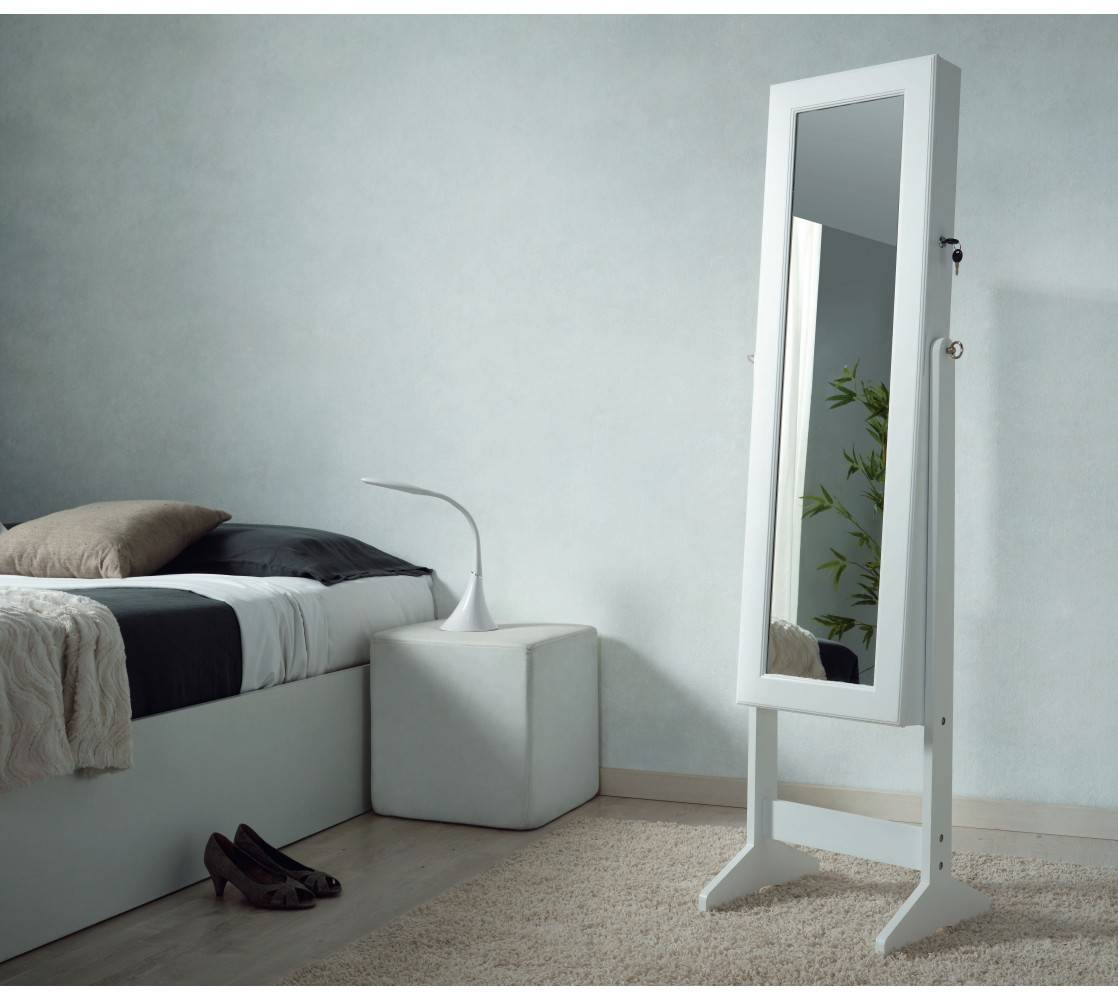 Lagam Jewelry Mirror Storage and beauty!41 cm (width) x 160 cm (height) x 36 cm (depth).